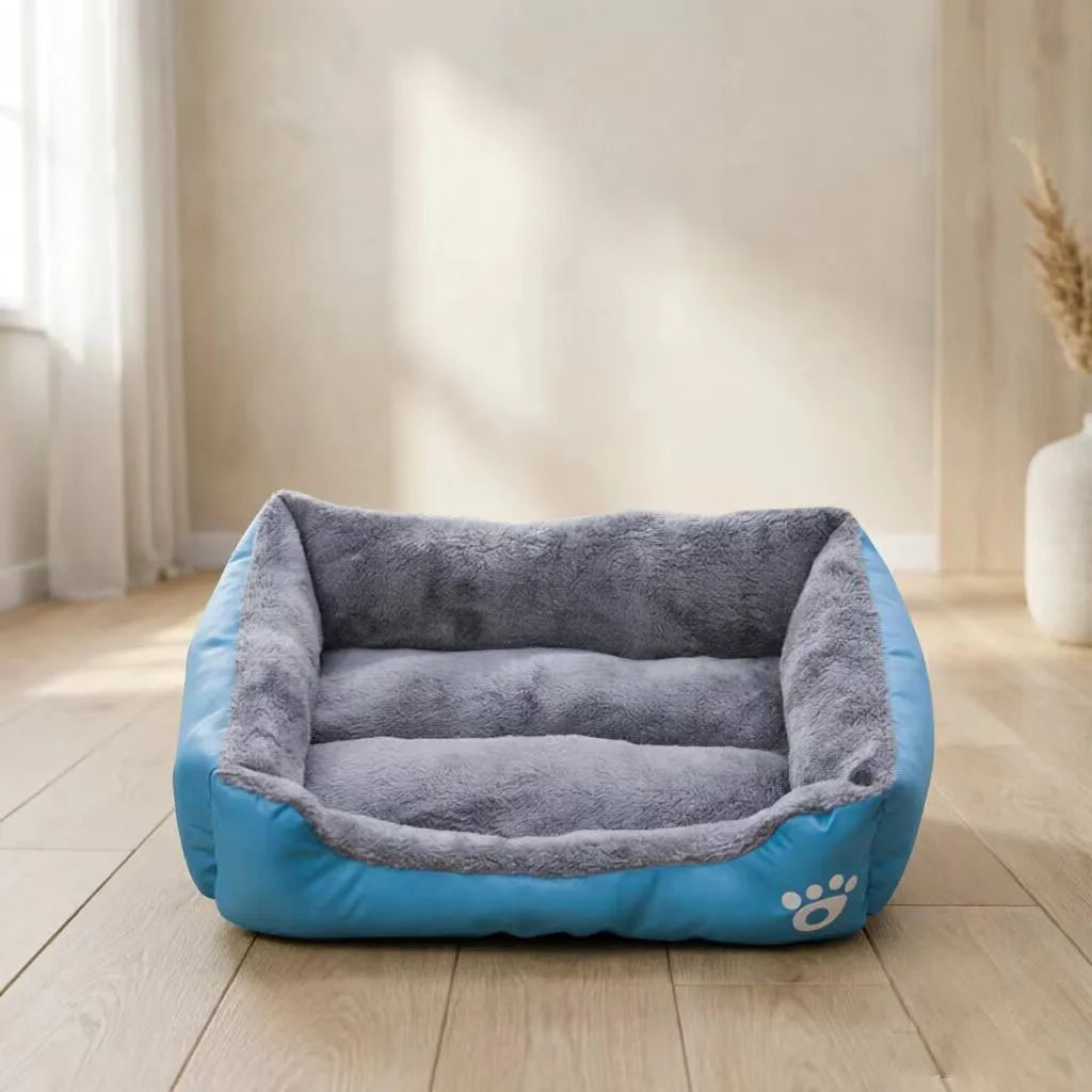 Cama Rectangular de Felpa Suave para Perros, Sofá Cálido Antideslizante para Gatos y Perros Pequeños, Cojín de Corduroy