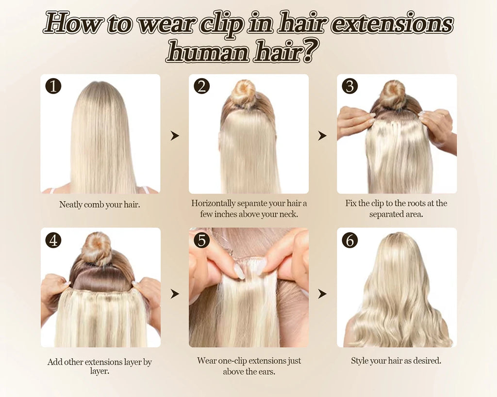 Human Hair Invisible PU Clip In Extensions Injected PU Tape Weft 7Pcs/set 12-24inch 100G 120G Clip On Hair Comfortable Wear