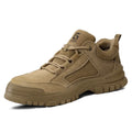 Nuevos zapatos de seguridad antigolpes y antipinchazos para hombres y mujeres, botas protectoras, zapatos de gamuza resistentes al desgaste, antiescaldaduras