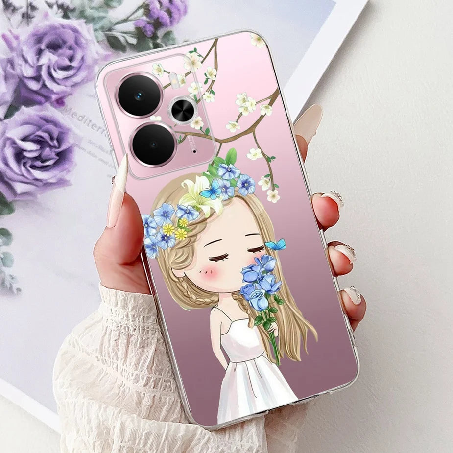 For Realme 14 5G Case Realme 14T RMX5078 New Luxury Painted Cover Soft Slim Phone Case For Realme 14X Realme14 T 5G Fundas Coque