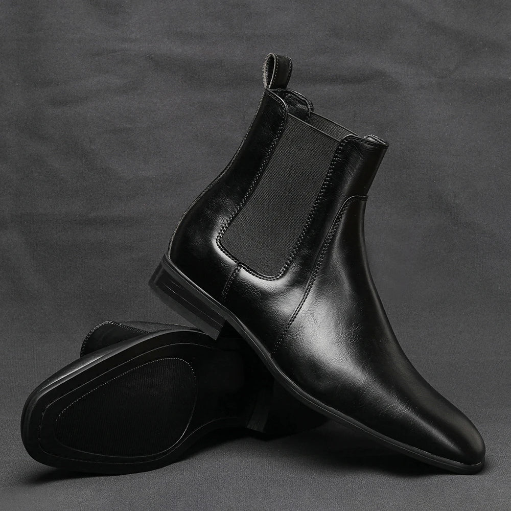 Botas Chelsea para Hombre, Tallas 40-46, Marca 2026, Cómodas y Modernas, de Cuero