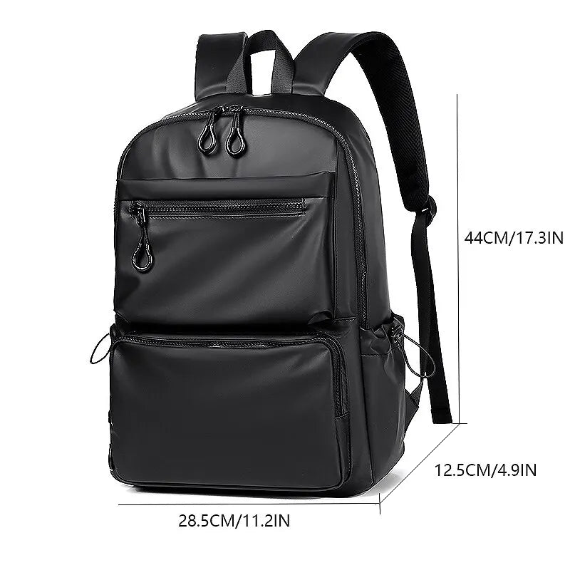 Mochila para ordenador de 14 pulgadas, mochila sencilla y duradera de gran capacidad para hombre, mochila de viaje ligera para hombre, mochila escolar para estudiantes