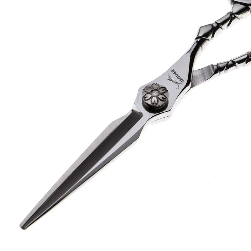 Juego de tijeras de peluquería profesionales de 6 pulgadas, tijeras de peluquero de corte + adelgazamiento, tijeras de pelo con personalidad de alta calidad, 30 dientes