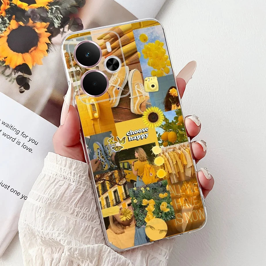 For Realme 14 5G Case Realme 14T RMX5078 New Luxury Painted Cover Soft Slim Phone Case For Realme 14X Realme14 T 5G Fundas Coque