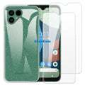 Funda blanda + paquete de 2 protectores de pantalla de vidrio templado para protección de cuerpo completo Fairphone 4