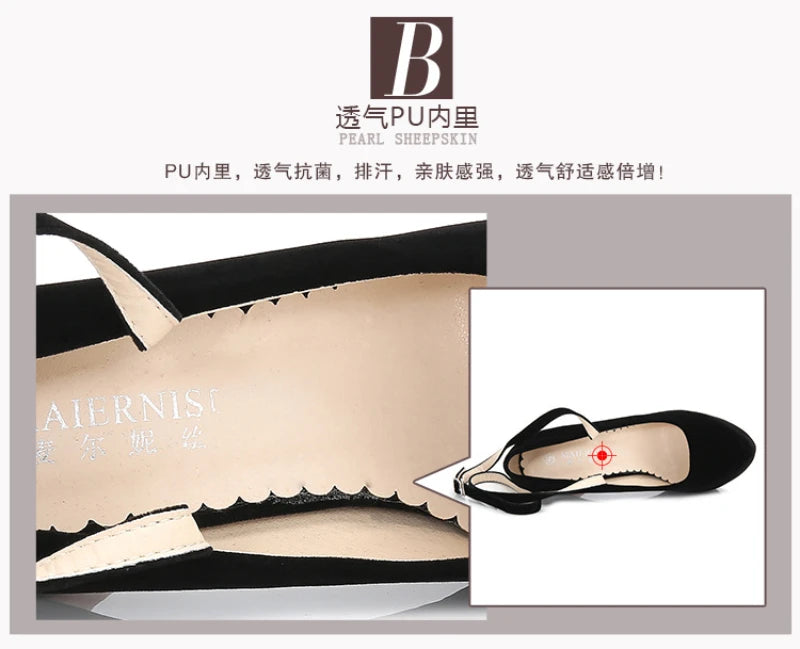 Novedad de verano, moda europea americana, tacones altos con correa en el tobillo para mujer, zapatos de vestir para fiesta y discoteca, cómodos y elegantes