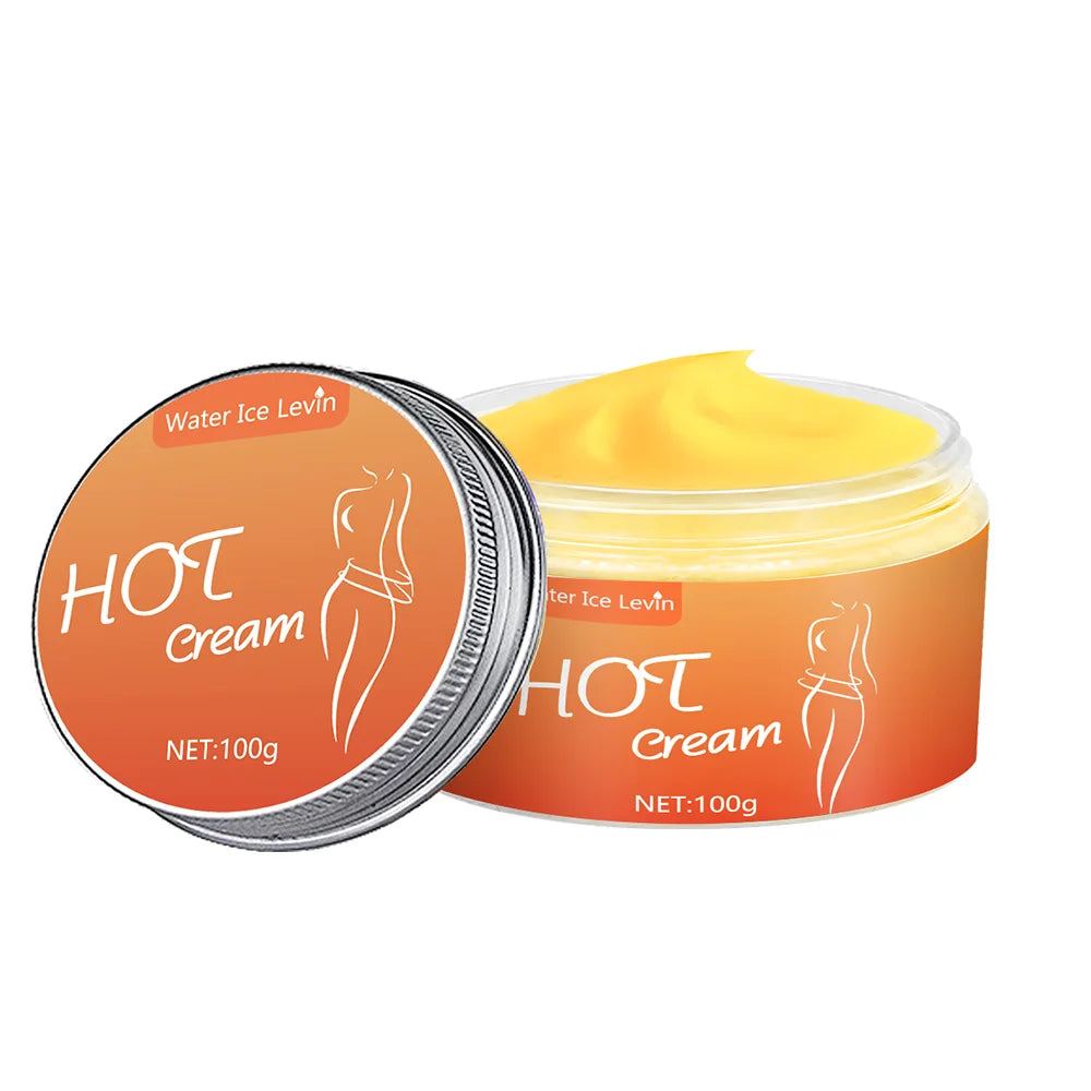 Crema de masaje para todo el cuerpo y culturismo, compresa caliente para apretar los músculos abdominales