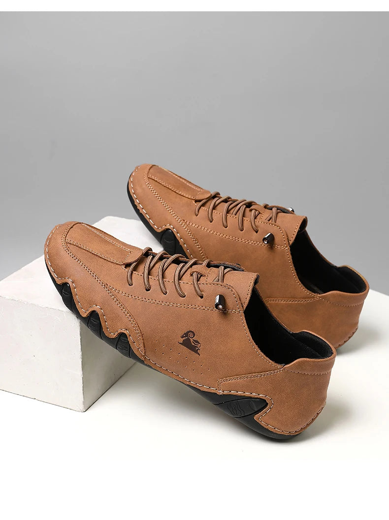 Zapatos de hombre para las cuatro estaciones, nuevos zapatos informales de talla grande, zapatos transpirables de suela suave a la moda para exteriores, zapatos deportivos para caminar para hombre