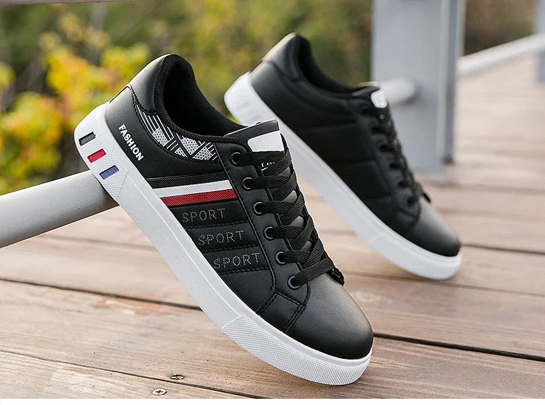 Zapatillas Casuales para Hombre 2026, Nuevas Zapatillas Blancas con Cordones a la Moda, Zapatos Deportivos Cómodos para Estudiantes, Tallas Grandes, Zapatillas Vulcanizadas