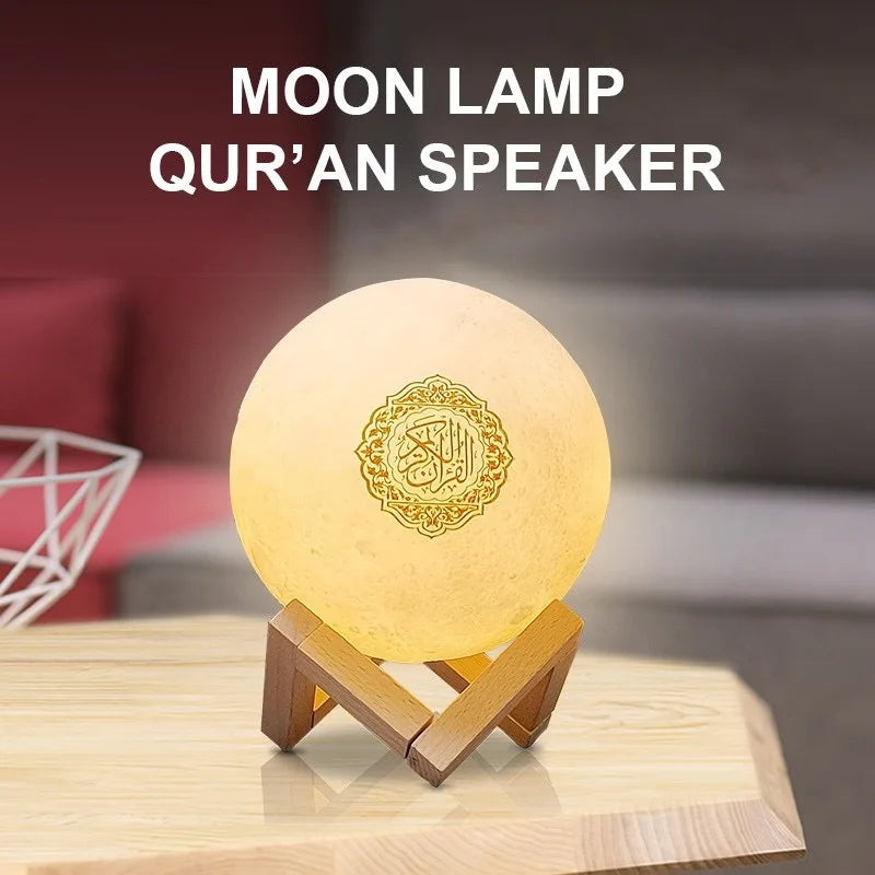 Azan-luz nocturna musulmana, Corán, portátil, inalámbrico, Caixa De Som, Altavoz Bluetooth, caja De sonido De música, lámpara sagrada Blutooth, Mini deflector