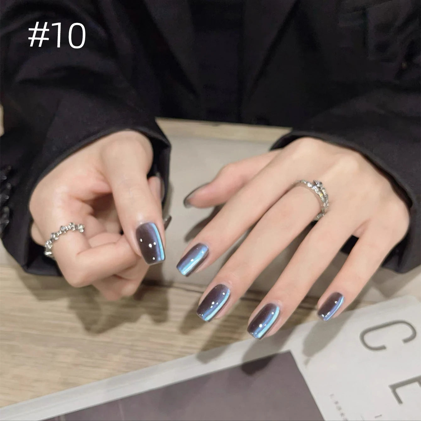 1-12 Uds. Esmalte de Uñas en Gel Magnético Ojo de Gato Marrón con Luz Azul, Larga Duración, Novedad 2026, Suministros para Uñas, Arte de Uñas, Venta Caliente