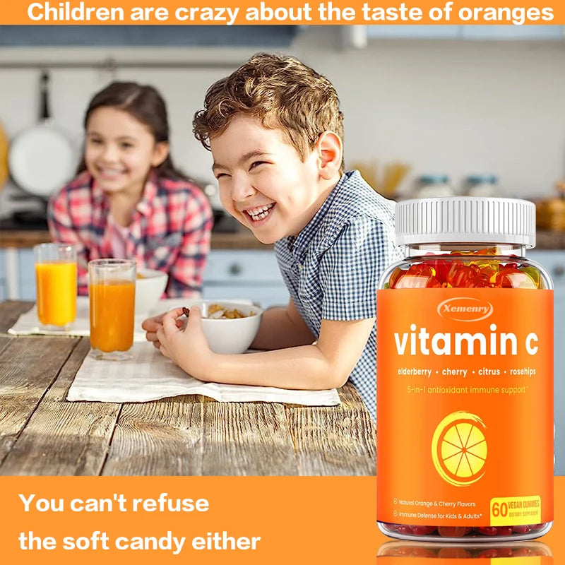 Gomitas de vitamina C: maximiza la absorción, fortalece el sistema inmunológico y promueve la producción de colágeno, antioxidante
