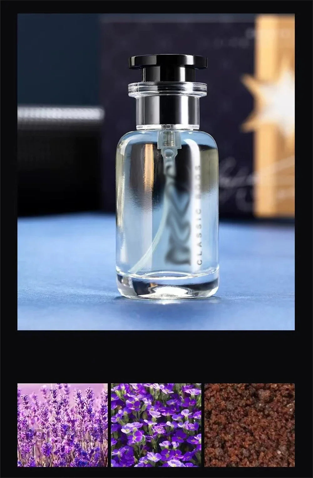 Perfume de marca de lujo para hombre, Colonia, 100ml, caja de regalo para hombre, conjunto de 4 Uds., Perfumes masculinos, Spray aromático afrutado Floral Natural