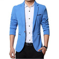 2024 hombres Slim fit nueva moda Blazer traje chaqueta negro azul rojo de talla grande L a 5XL chaquetas masculinas abrigo para hombre vestido de boda