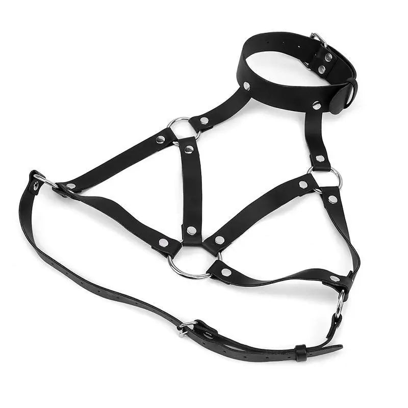 BDSM mujeres Sexy cuerpo pecho arnés cinturón Bondage Lencería cuero fetiche ropa Liga juguetes sexuales eróticos para parejas Strip Club P