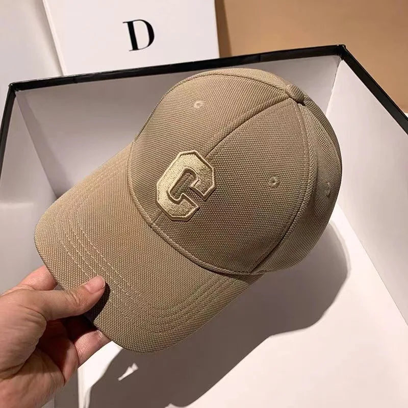 Sombreros para hombres 2023 nueva gorra de béisbol bordada con letra C Kpop moda pareja gorra Snapback hombres y mujeres sombreros para el sol Chapeau Homme