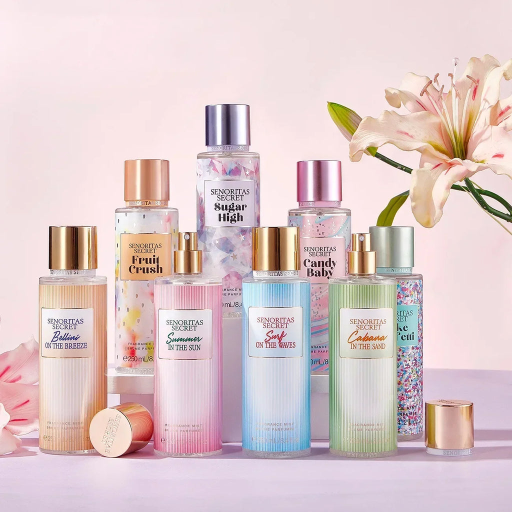 Spray corporal con fragancia ligera persistente para mujer con varios sabores Cuidado de la piel