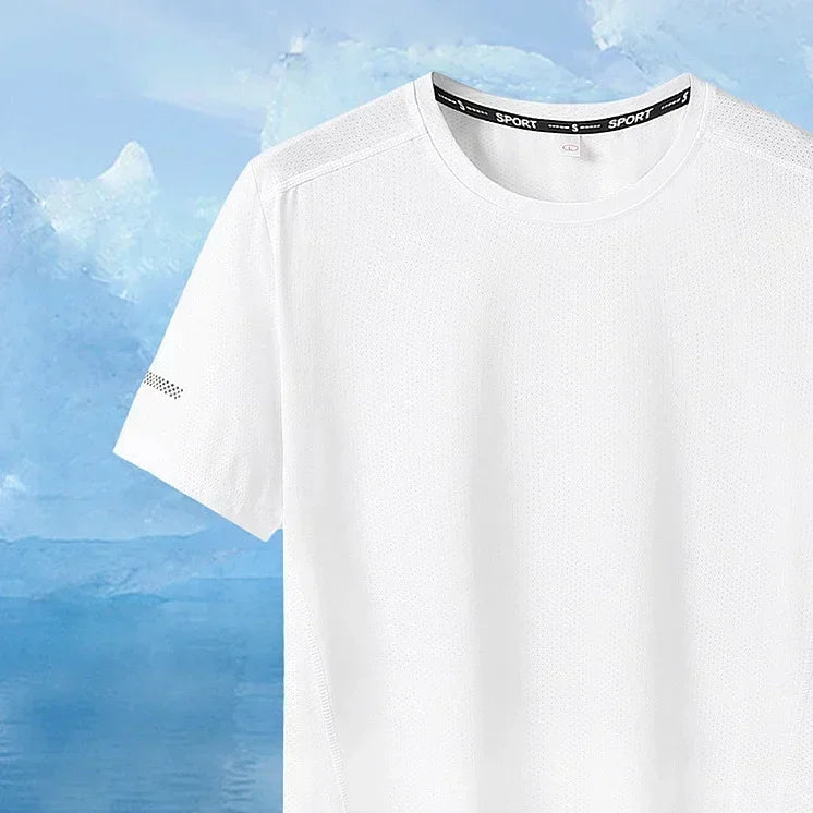 Camiseta deportiva de verano para hombre, camisetas de secado rápido de talla grande 6XL/7XL, camiseta de manga corta con cuello redondo de gran tamaño para Fitness y correr, 3 uds.