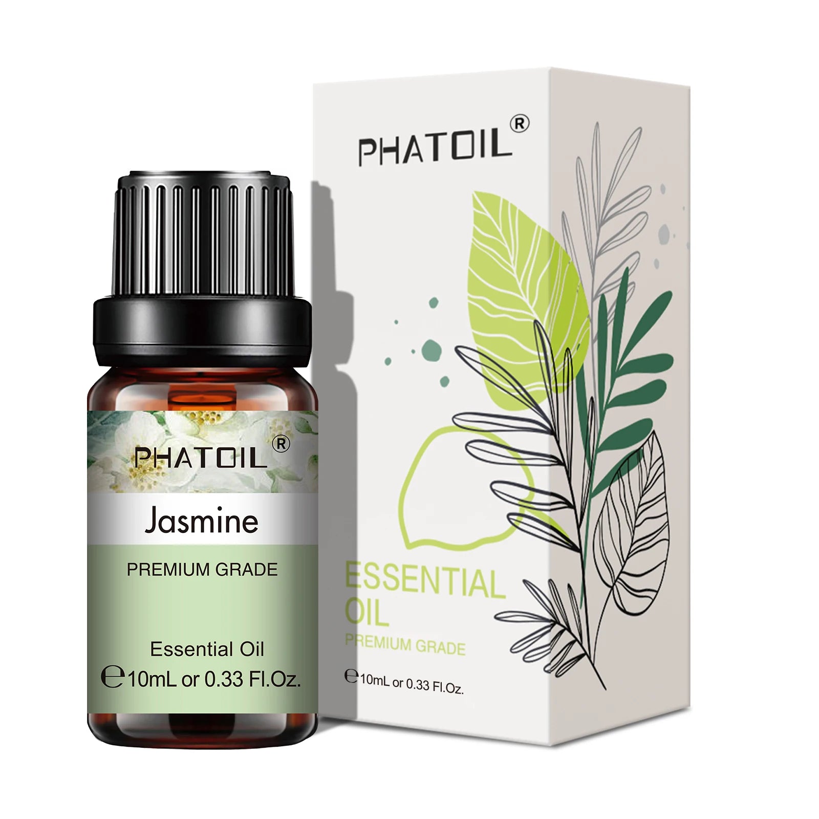 Aceites Esenciales de Lavanda de 10 ml, Puros y Naturales para Difusor, Humidificador, Aromaterapia, Aceite Aromático de Jazmín y Vainilla, para Velas y Jabones DIY