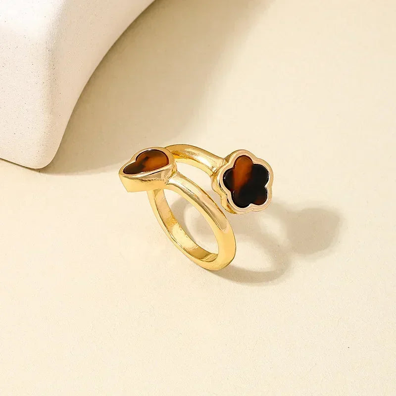 Anillos con forma de bola de diseño Irregular de tres capas con personalidad de Metal Punk exagerada para mujer, anillos ajustables simples a la moda, regalo