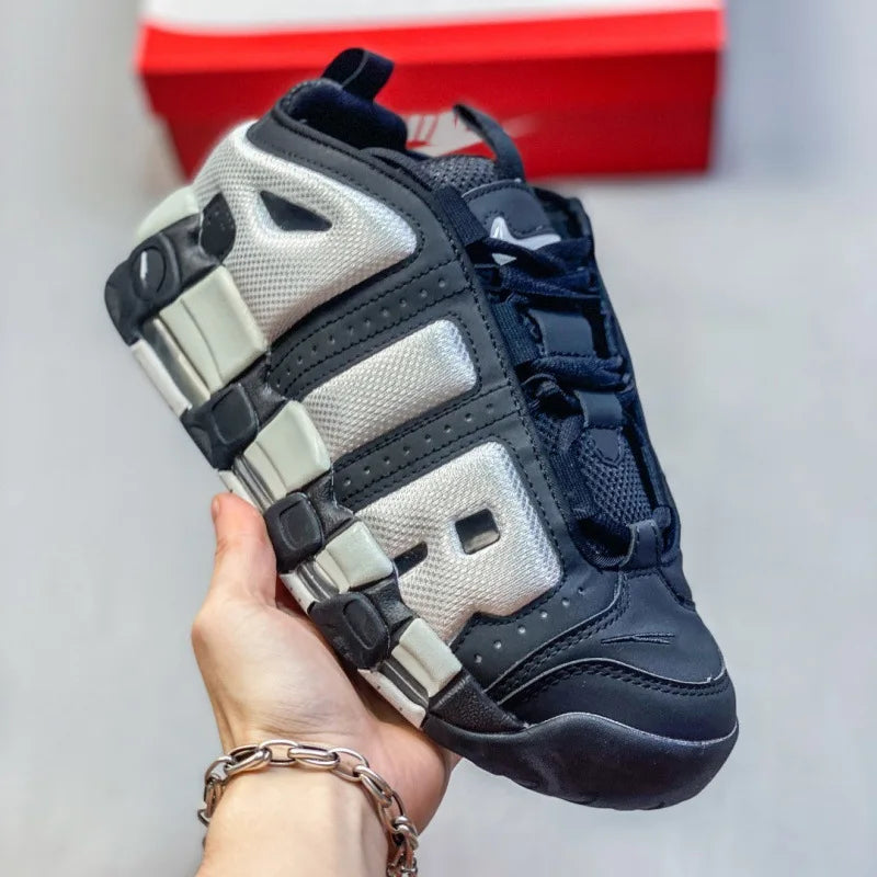 Zapatillas de Baloncesto de Cuero Genuino con Amortiguación, Calzado Deportivo de Suela Gruesa con Aumento de Altura, Unisex, Casual y Versátil para Correr
