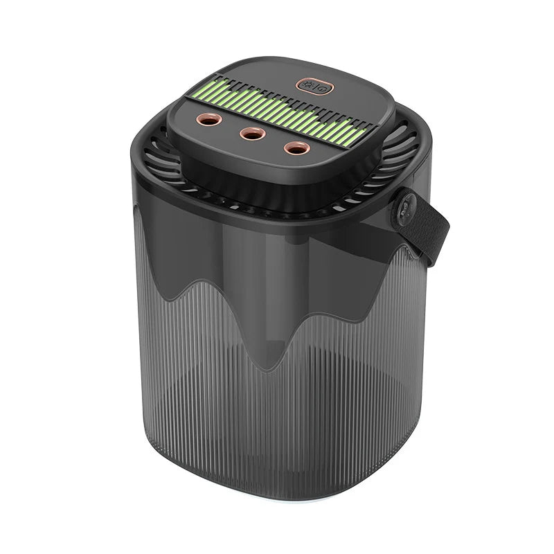 Humidificador de aire de 3L, difusor de Aroma pequeño portátil, 3 puertos de pulverización, humidificador usb de gran capacidad, máquina de niebla de aceite esencial para el hogar