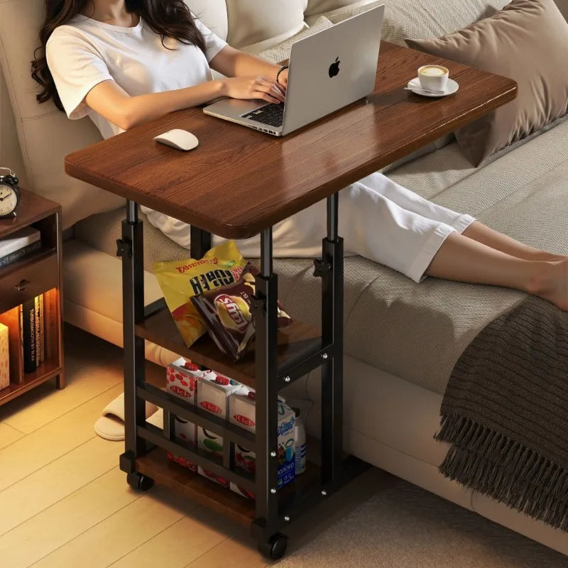 Mesa Auxiliar para Cama, Soporte para Portátil, Mesa de Noche, Accesorio de Oficina para Lectura, Tablero de Escritura, Escritorio para Computadora