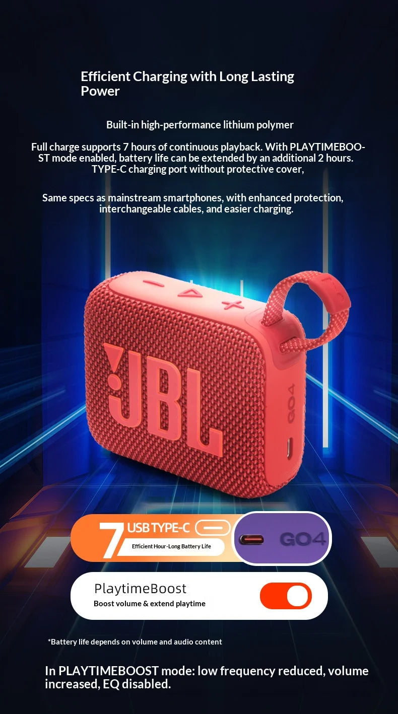 Altavoces de escritorio JBL Go 4 de lujo y elegantes, apariencia exquisita, sistema de sonido de calidad para el hogar y la oficina, para el uso diario.
