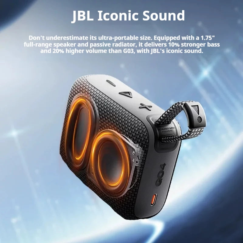 Altavoces de escritorio JBL Go 4 de lujo y elegantes, apariencia exquisita, sistema de sonido de calidad para el hogar y la oficina, para el uso diario.