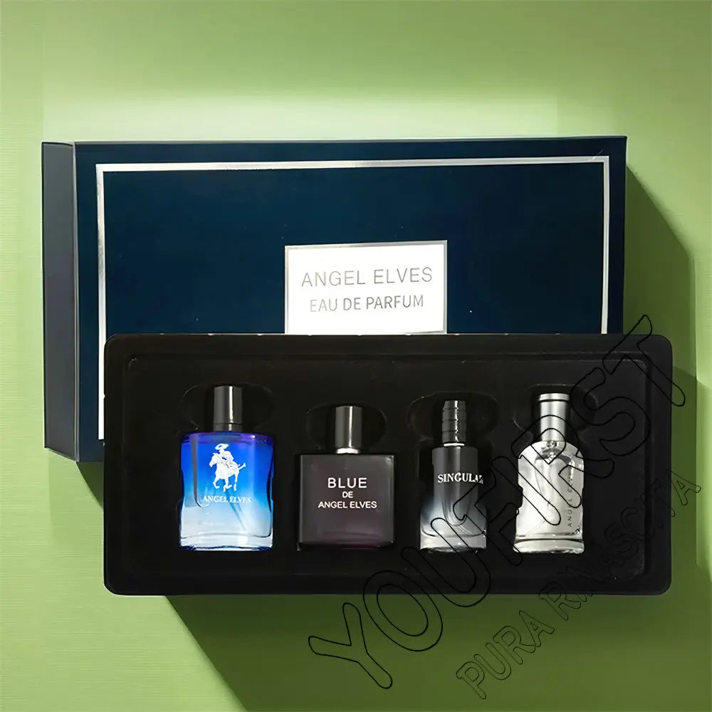 Perfume de marca para hombre con fecha, 120ml, Perfumes de feromonas masculinos duraderos y encantadores, Perfume en aerosol para hombre, caja de regalo para hombre, juego de 4 Uds. Nuevo