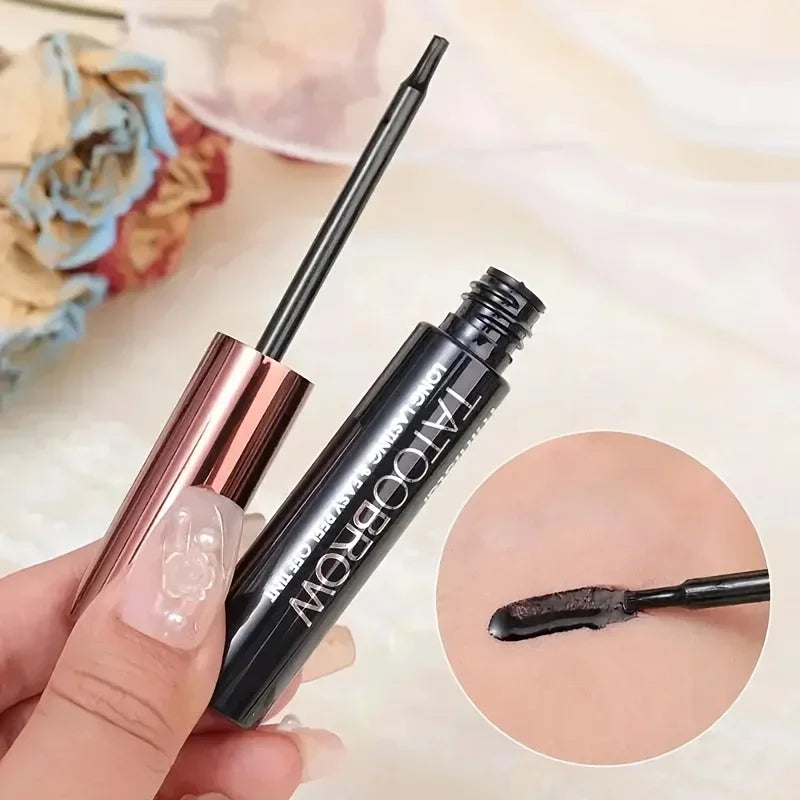 1 tinte de Gel para cejas despegable para tatuajes, tinte semipermanente para cejas, resistente al agua, a prueba de transferencia, para cejas de aspecto más completas y definidas