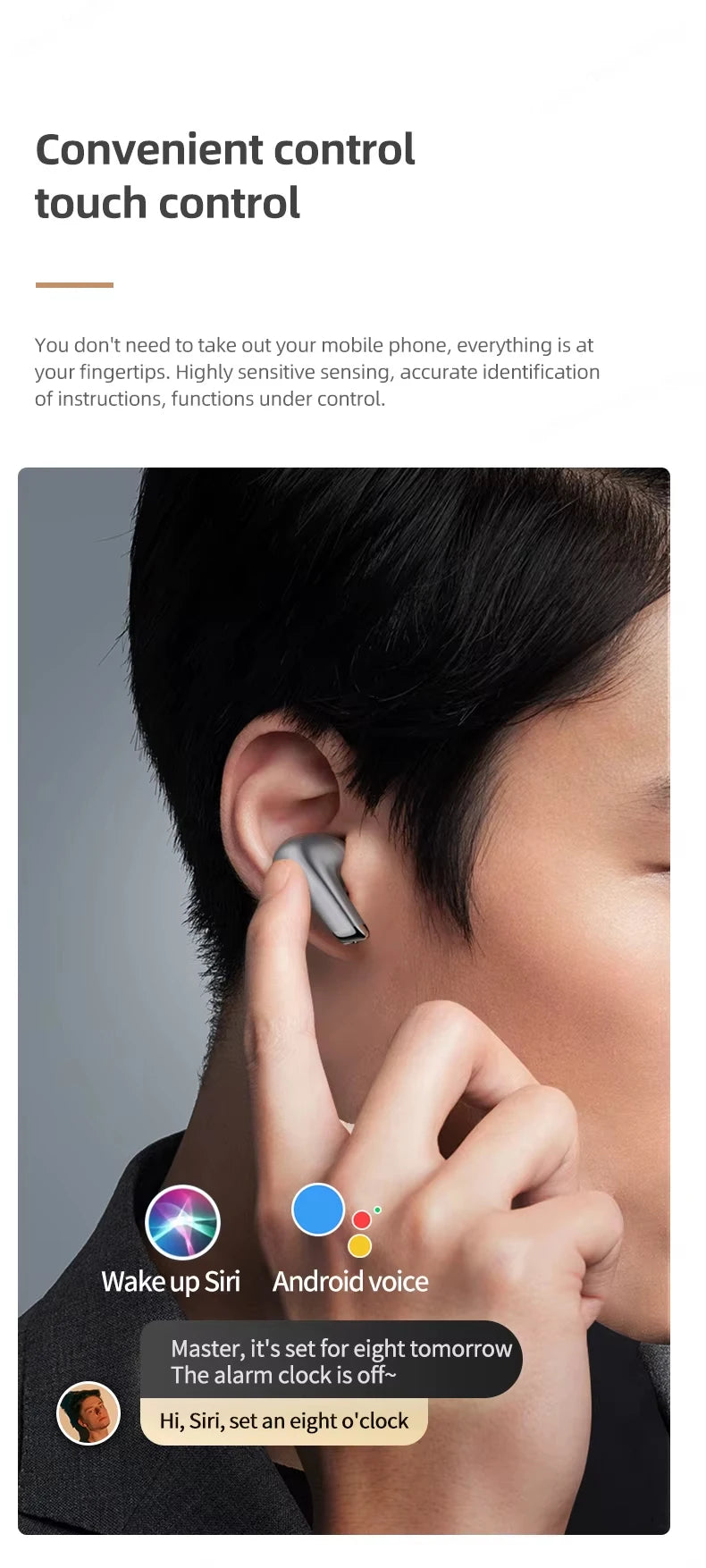 Choice Lenovo LP5 auriculares inalámbricos con Bluetooth, auriculares de música HiFi, Auriculares deportivos impermeables con micrófono, auriculares de negocios