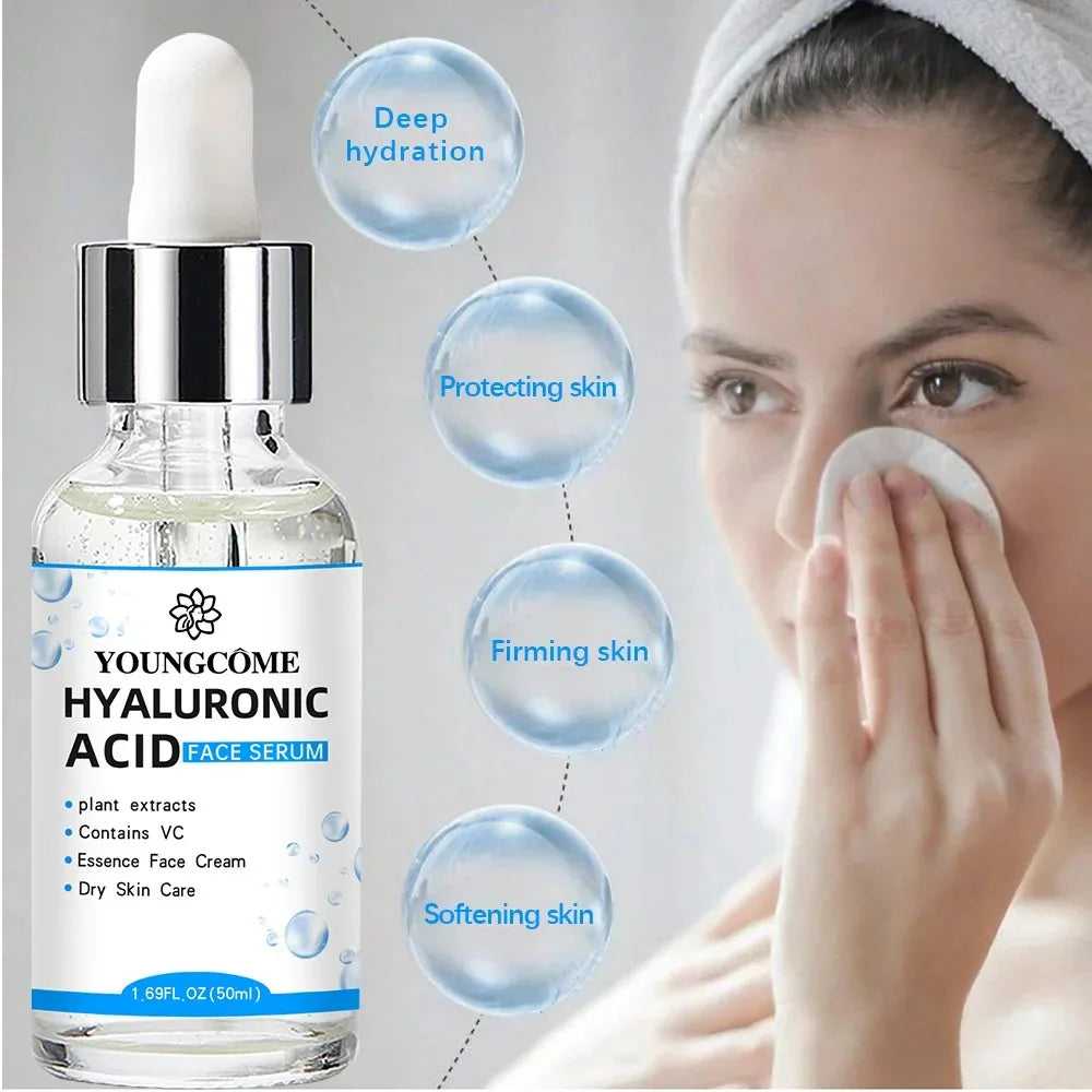 El ácido hialurónico ilumina el tono de la piel, reduce la piel seca hidratante Facial, hace que su piel suaviza productos coreanos para el cuidado de la piel