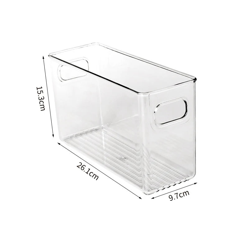 Caja de almacenamiento transparente para refrigerador, organizador de frutas y verduras, contenedor transparente para cocina, almacenamiento de alimentos y bebidas, 2030