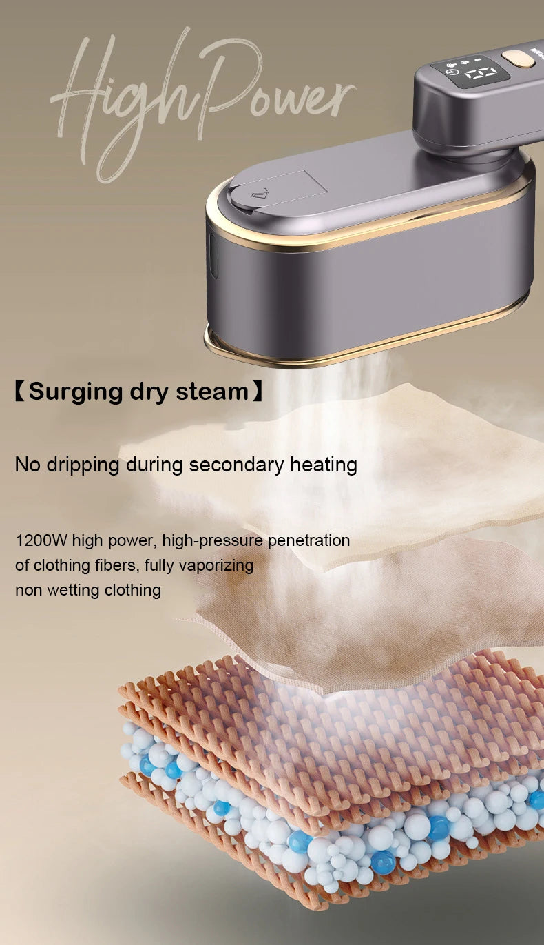 DMWD-vaporizador de ropa de mano plegable, máquina de planchado colgante eléctrica, generador de vapor de pulverización portátil, limpiador, 110V/220V