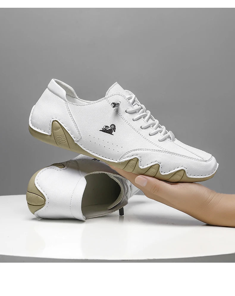 Zapatos de hombre para las cuatro estaciones, nuevos zapatos informales de talla grande, zapatos transpirables de suela suave a la moda para exteriores, zapatos deportivos para caminar para hombre