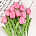 3/5/10/15/20 piezas tulipanes flores artificiales ramo de flores de tacto Real tulipanes flor falsa para decoración del hogar de la boda