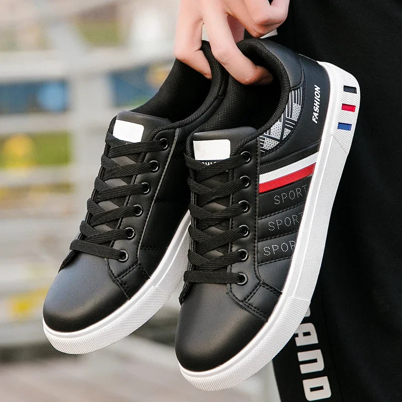 Zapatillas Casuales para Hombre 2026, Nuevas Zapatillas Blancas con Cordones a la Moda, Zapatos Deportivos Cómodos para Estudiantes, Tallas Grandes, Zapatillas Vulcanizadas