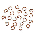 100 unids/lote 1,2x10mm anillos abiertos coloridos conector de anillo de salto dividido para hacer joyería Diy accesorios suministros