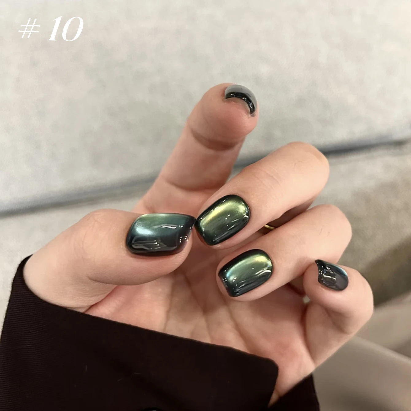 1-12 Uds. Esmalte de Uñas en Gel Magnético Ojo de Gato Marrón con Luz Azul, Larga Duración, Novedad 2026, Suministros para Uñas, Arte de Uñas, Venta Caliente