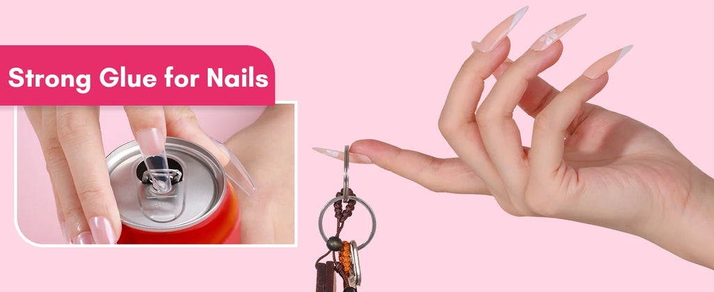 Pegamento para Uñas Makartt Super Fuerte para Uñas Acrílicas, Uñas Postizas, Adhesivo Profesional para Puntas de Uñas, Pegamento para Uñas Adhesivas