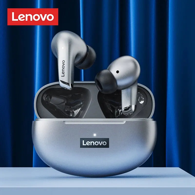 Choice Lenovo LP5 auriculares inalámbricos con Bluetooth, auriculares de música HiFi, Auriculares deportivos impermeables con micrófono, auriculares de negocios