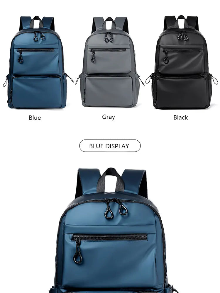 Mochila para ordenador de 14 pulgadas, mochila sencilla y duradera de gran capacidad para hombre, mochila de viaje ligera para hombre, mochila escolar para estudiantes