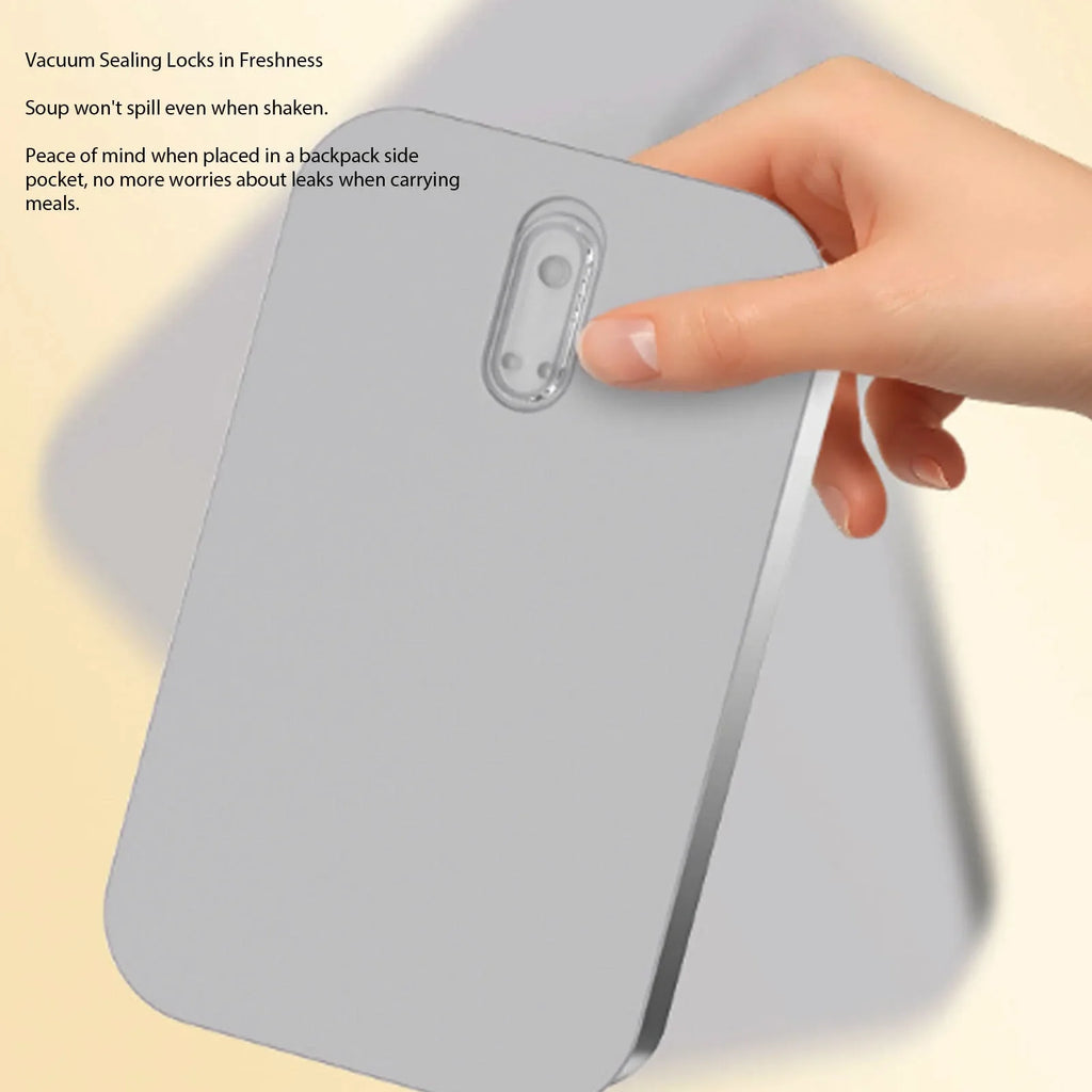Fiambrera eléctrica para trabajadores de oficina, fiambrera portátil con sistema de calentamiento mediante enchufe, fiambrera térmica de acero inoxidable 304 sin necesidad de agua, ideal para llevar al exterior.