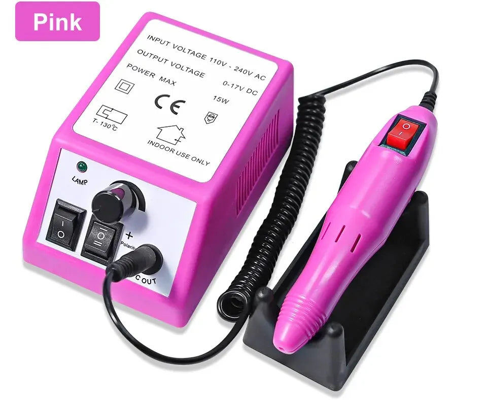 20000rpm, máquina de taladro de uñas profesional, lima de uñas eléctrica para manicura, uñas y manicura