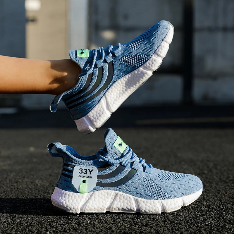Zapatillas de deporte para hombre, zapatos informales clásicos transpirables, zapatillas de Tenis para hombre, novedad de 2024, zapatos cómodos de malla para exteriores para hombre, Tenis Masculino