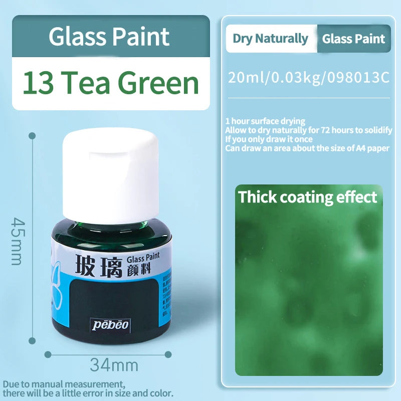 Botella de colores de pintura acrílica, 24 colores, 20/25 ml, pigmento de Graffiti hecho a mano DIY para dibujo de artista, pintura de Color agua de vidrio Gouache