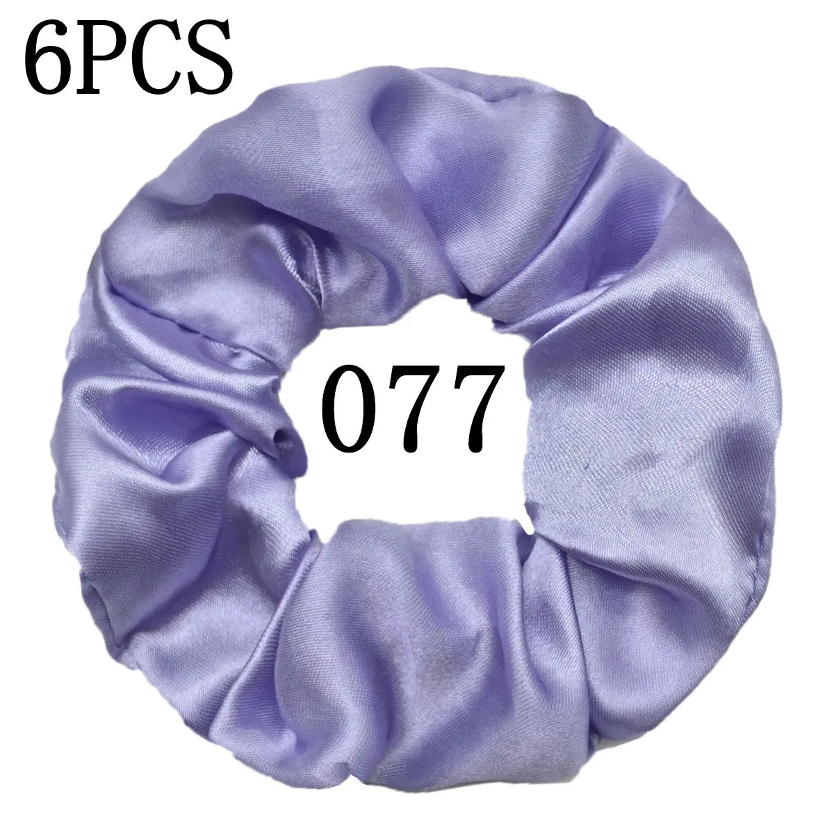6 unids/lote, bandas para el pelo, lazos, cuerdas, soporte para cola de caballo para mujeres o niñas, accesorios, tocados de satén, Color sólido 100