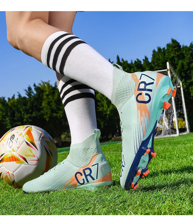 Nuevas botas de fútbol para hombre, gran oferta, zapatos de fútbol profesionales de alta calidad, zapatillas de fútbol para mujer, zapatillas unisex ultraligeras TF/FG