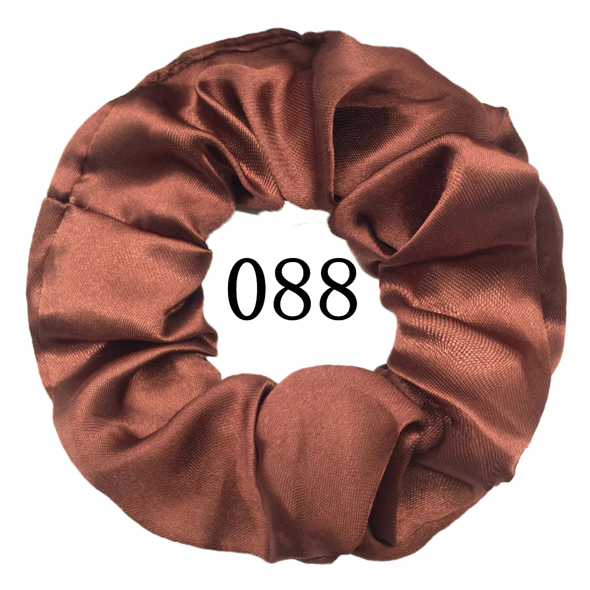 6 unids/lote, bandas para el pelo, lazos, cuerdas, soporte para cola de caballo para mujeres o niñas, accesorios, tocados de satén, Color sólido 100